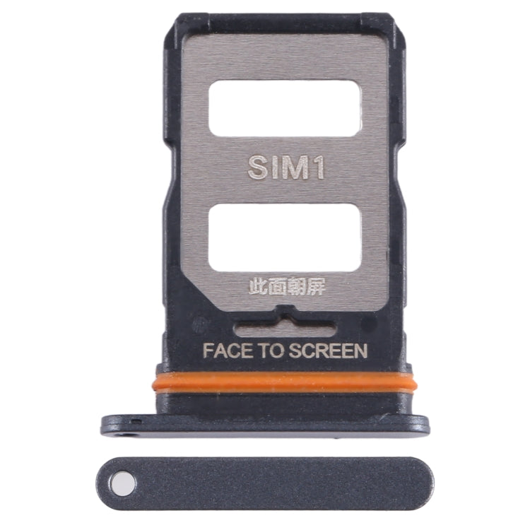 For Xiaomi Redmi Note 12T Pro SIM Card Tray + SIM Card Tray (Black) - free shipping - PMC TechLife - Order now!