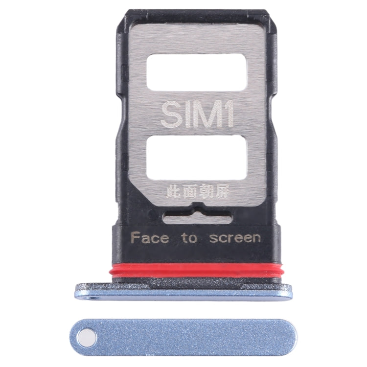 For Xiaomi Poco F5 Pro SIM Card Tray + SIM Card Tray (Blue) - Card Tray by PMC TechLife | Online Shopping South Africa | PMC TechLife