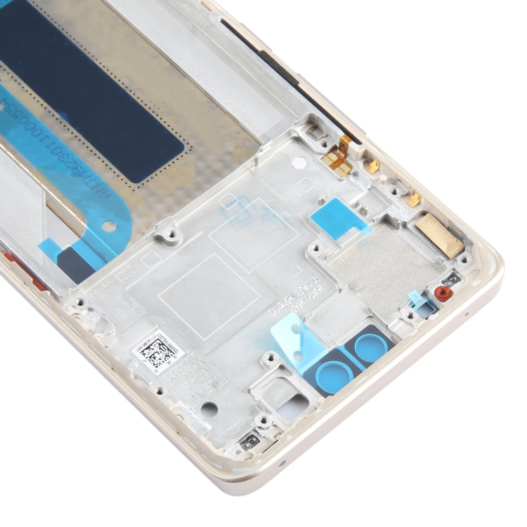 For Xiaomi Civi 3 Original Front Housing LCD Frame Bezel Plate (Gold) - Frame Bezel Plate by PMC TechLife | Online Shopping South Africa | PMC TechLife