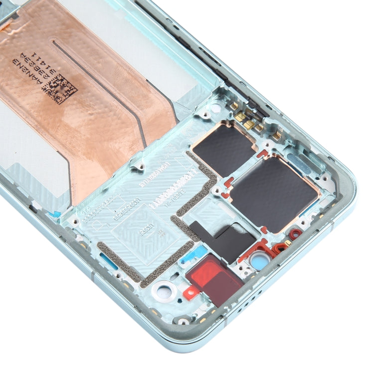For Xiaomi 14 Pro Original Front Housing LCD Frame Bezel Plate (Green) - Frame Bezel Plate by PMC TechLife | Online Shopping South Africa | PMC TechLife