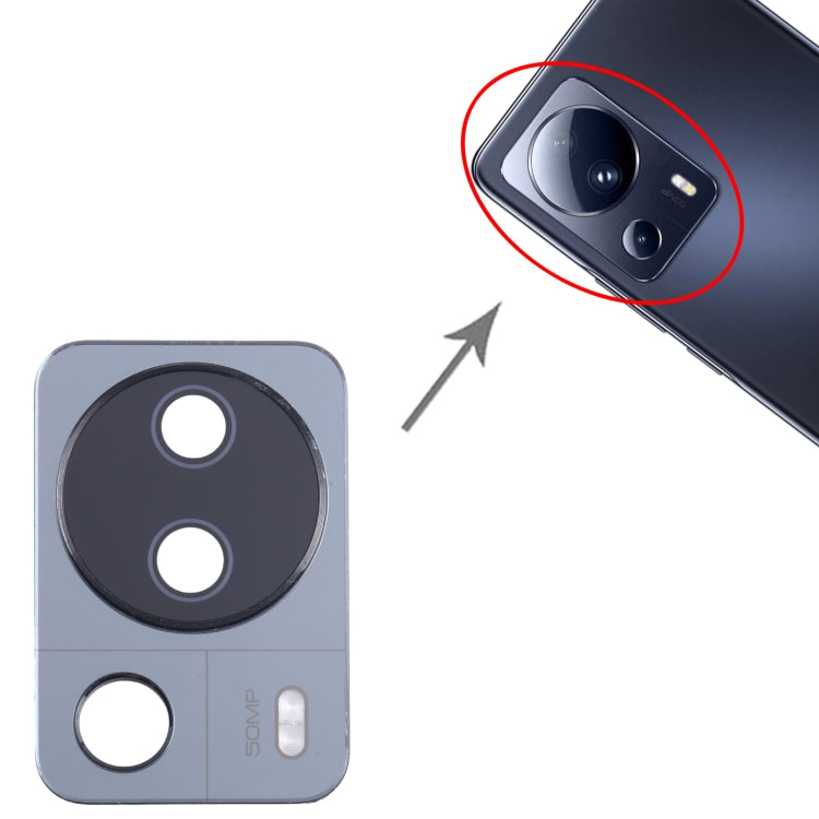 For Xiaomi Civi 2 Camera Lens Cover (Black) - Camera by PMC TechLife | Online Shopping South Africa | PMC TechLife