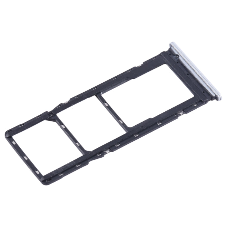 For Tecno Spark Go 2022 SIM Card Tray + SIM Card Tray + Micro SD Card Tray (Silver) - Card Tray by PMC TechLife | Online Shopping South Africa | PMC TechLife