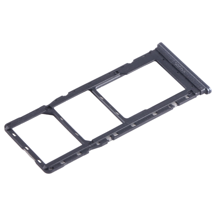 For Infinix Hot 11 Play SIM Card Tray + SIM Card Tray + Micro SD Card Tray (Black) - Card Tray by PMC TechLife | Online Shopping South Africa | PMC TechLife