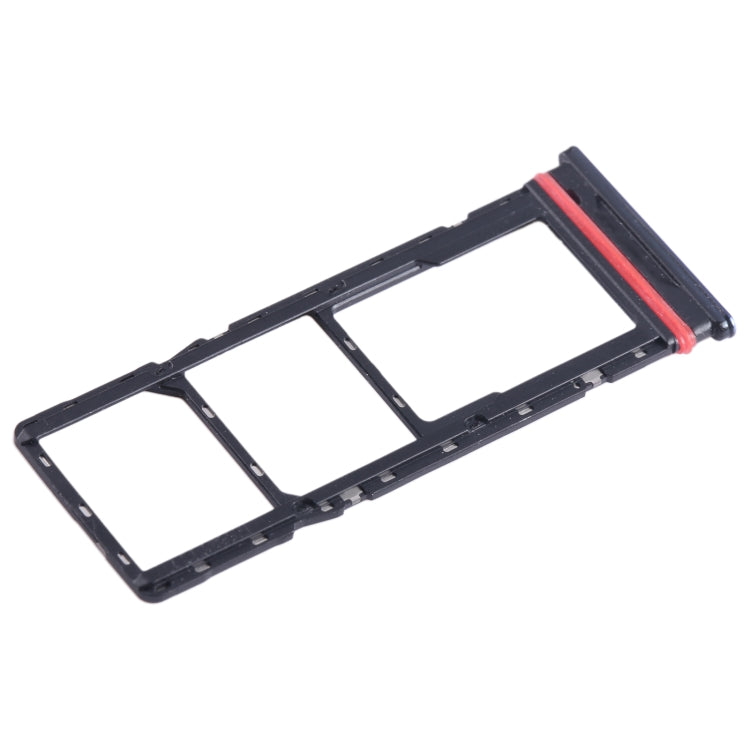 For Infinix Smart 6 Plus India X6823 SIM Card Tray + SIM Card Tray + Micro SD Card Tray (Blue) - Card Tray by PMC TechLife | Online Shopping South Africa | PMC TechLife