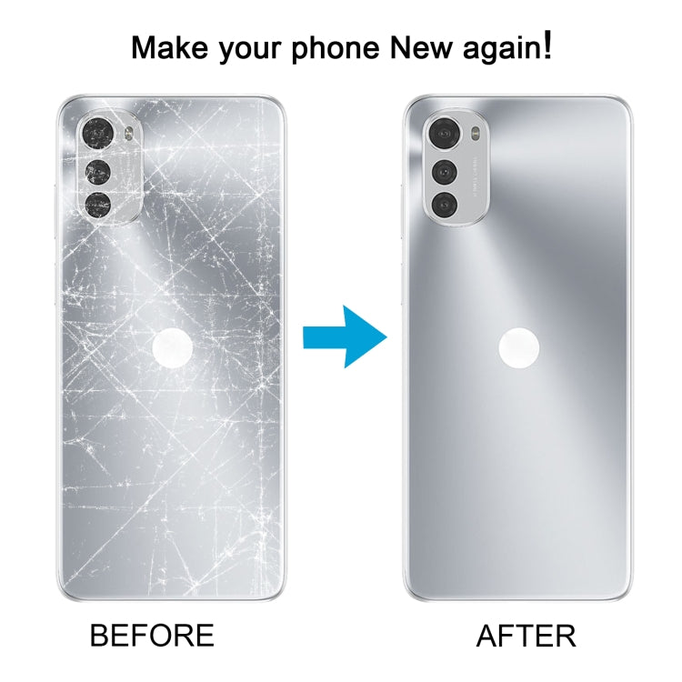 For Motorola Moto E32 Original Battery Back Cover(Grey) - Back Cover by PMC TechLife | Online Shopping South Africa | PMC TechLife
