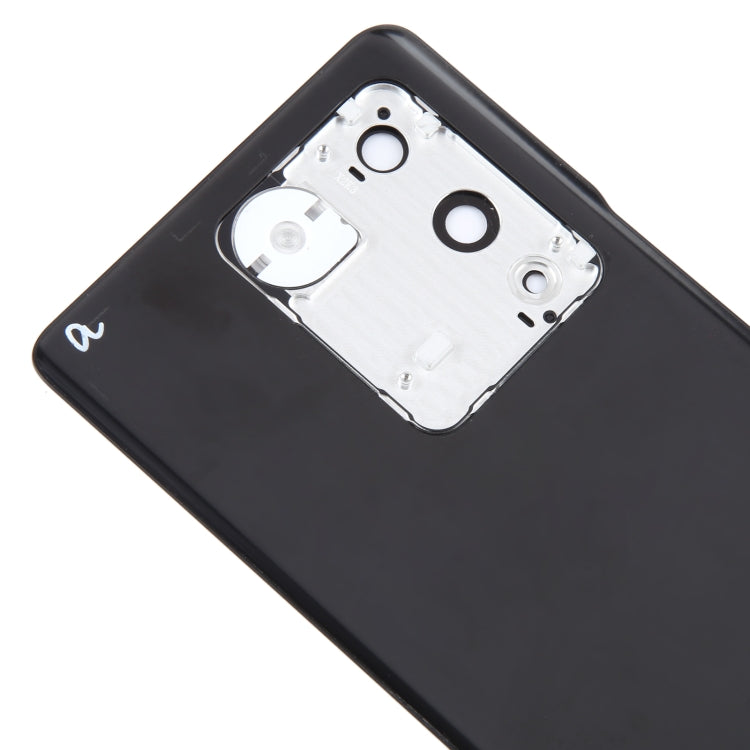 For vivo V27 Pro Original Battery Back Cover with Camera Lens Cover(Black) - Back Cover by PMC TechLife | Online Shopping South Africa | PMC TechLife
