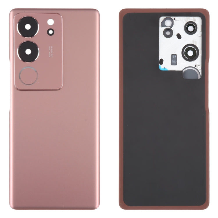 For vivo V29 Pro Original Battery Back Cover with Camera Lens Cover(Purple Red) - Back Cover by PMC TechLife | Online Shopping South Africa | PMC TechLife