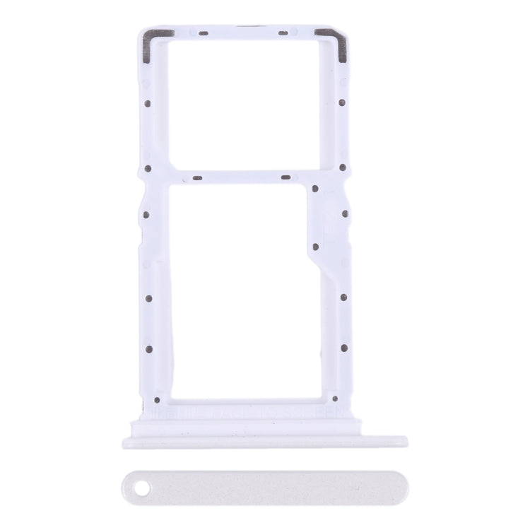 For Xiaomi Redmi Note 13 5G SIM Card Tray + SIM / Micro SD Card Tray (White) - Card Tray by PMC Jewellery | Online Shopping South Africa | PMC Jewellery