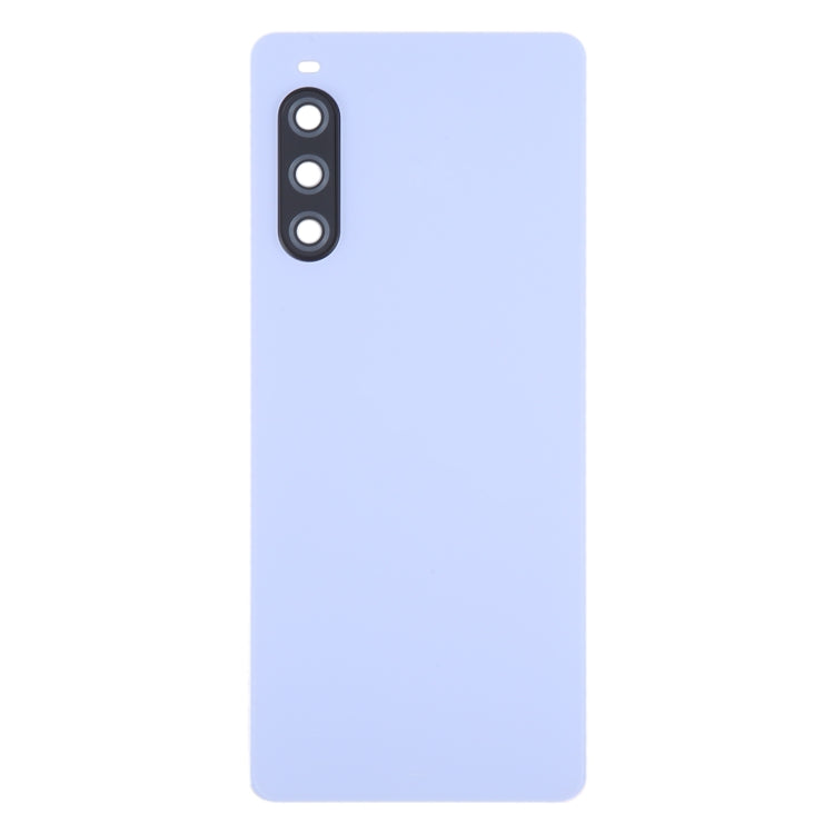 For Sony Xperia 10 V Original Battery Back Cover with Camera Lens Cover(Purple) - Back Cover by PMC Jewellery | Online Shopping South Africa | PMC Jewellery