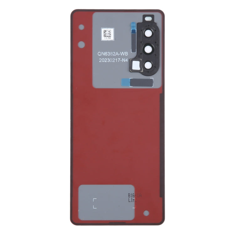 For Sony Xperia 10 V Original Battery Back Cover with Camera Lens Cover(Purple) - Back Cover by PMC TechLife | Online Shopping South Africa | PMC TechLife