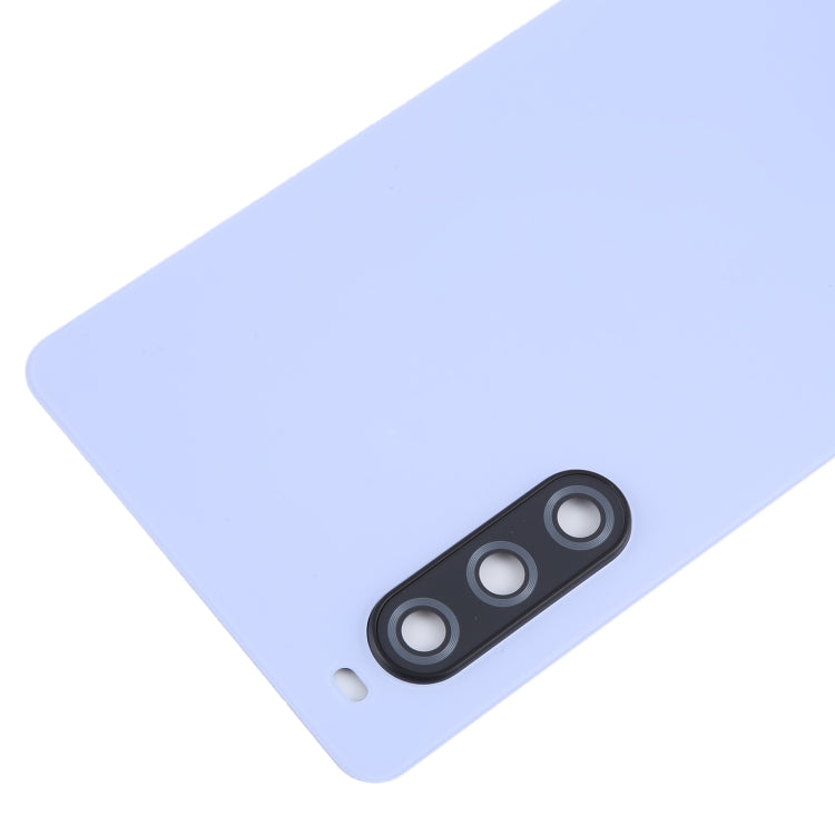 For Sony Xperia 10 V Original Battery Back Cover with Camera Lens Cover(Purple) - Back Cover by PMC TechLife | Online Shopping South Africa | PMC TechLife