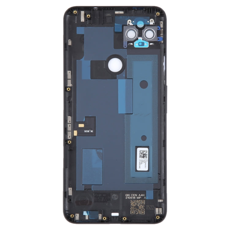 For Google Pixel 4A 5G Battery Back Cover with Camera Lens Cover(Black) - Back Cover by PMC Jewellery | Online Shopping South Africa | PMC Jewellery