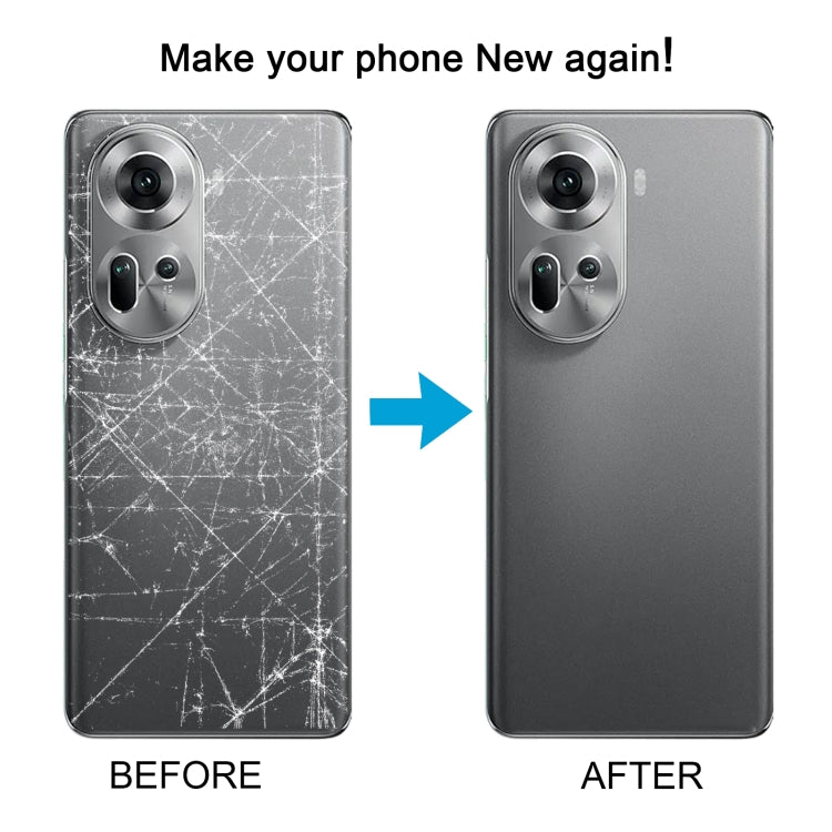 For OPPO Reno11 Global Original Battery Back Cover with Camera Lens Cover(Black) - Back Cover by PMC TechLife | Online Shopping South Africa | PMC TechLife