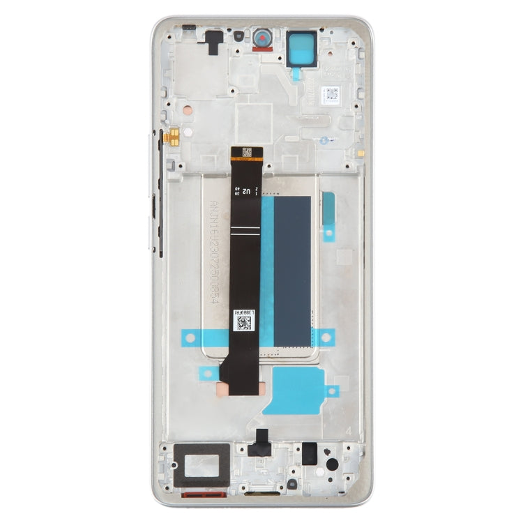For Xiaomi Redmi Note 13 Pro+ Original AMOLED Material LCD Screen Digitizer Full Assembly with Frame (Silver) - LCD Screen by PMC TechLife | Online Shopping South Africa | PMC TechLife