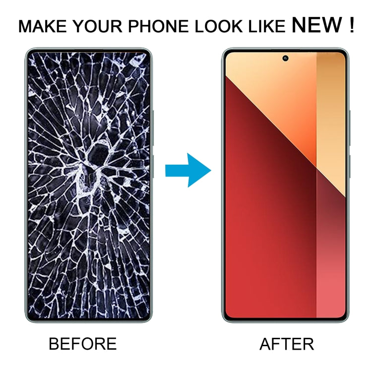 For Xiaomi Poco M6 Pro 4G Original AMOLED Material LCD Screen Digitizer Full Assembly with Frame (Black) - LCD Screen by PMC TechLife | Online Shopping South Africa | PMC TechLife