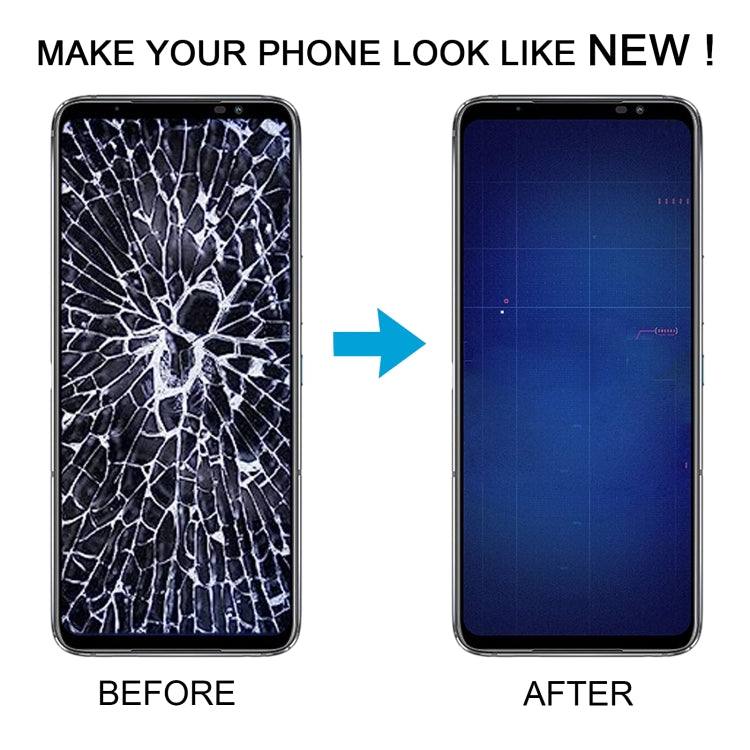 For Asus ROG Phone 6 Original LCD Screen Digitizer Full Assembly with Frame (Black) - LCD Screen by PMC TechLife | Online Shopping South Africa | PMC TechLife | Buy Now Pay Later Mobicred