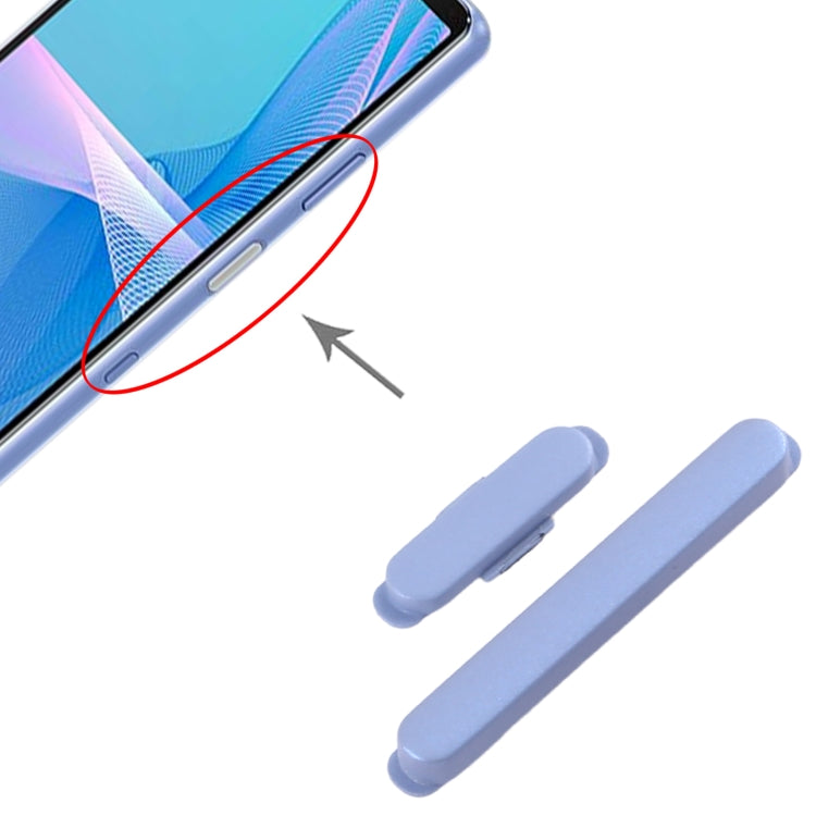 For Sony Xperia 10 III Original Power Button and Volume Control Button (Blue) - Others by PMC TechLife | Online Shopping South Africa | PMC TechLife | Buy Now Pay Later Mobicred
