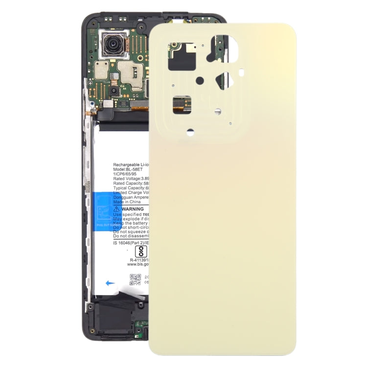 For Infinix Hot 40 X6836 Original Battery Back Cover(Gold) - Back Cover by PMC TechLife | Online Shopping South Africa | PMC TechLife | Buy Now Pay Later Mobicred