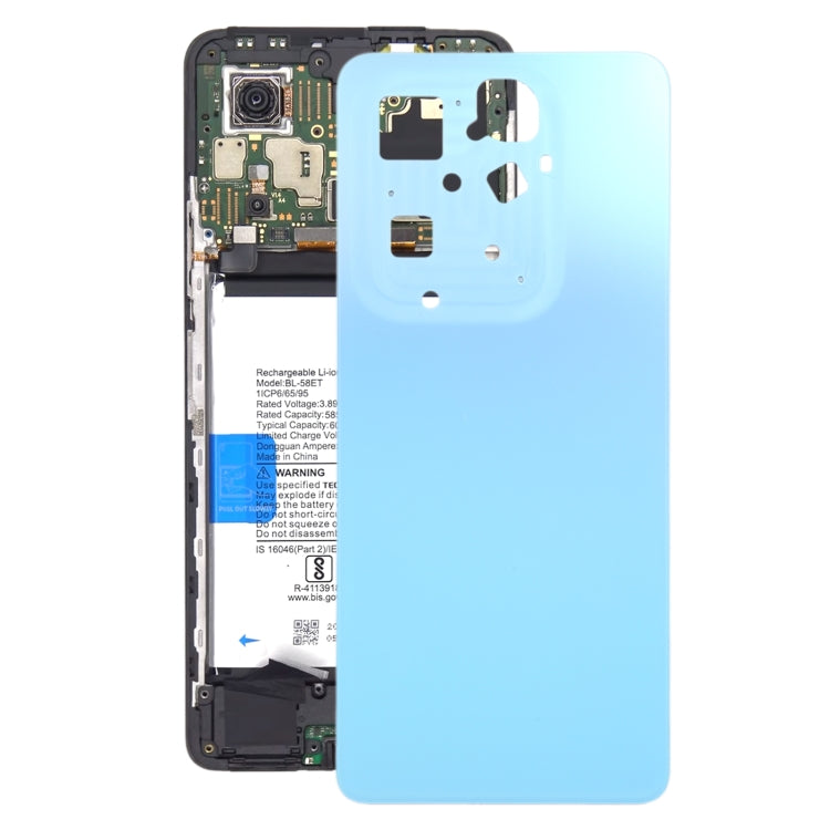 For Infinix Hot 40 X6836 Original Battery Back Cover(Blue) - Back Cover by PMC TechLife | Online Shopping South Africa | PMC TechLife | Buy Now Pay Later Mobicred