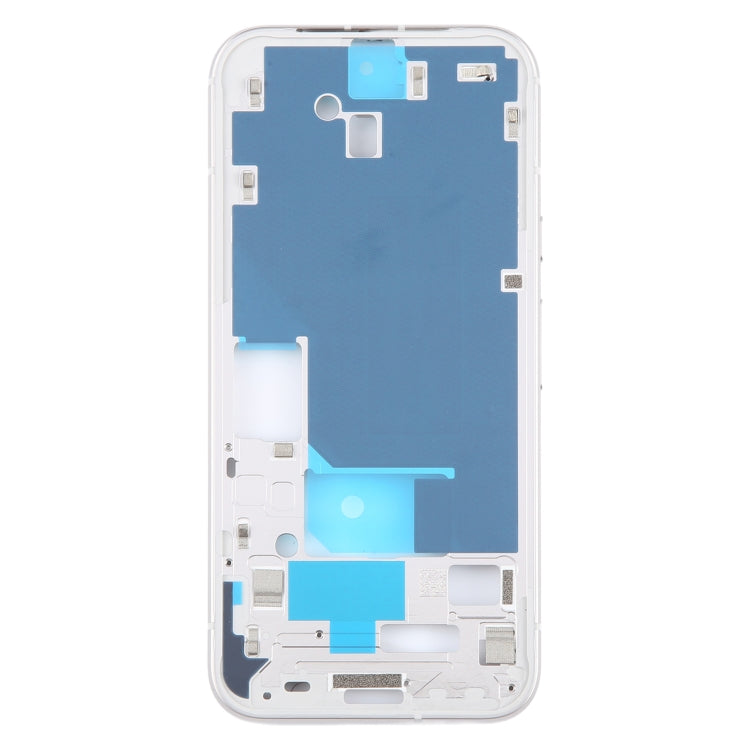 For Google Pixel 8a Original Middle Frame Bezel Plate (Silver) - Frame Bezel Plate by PMC TechLife | Online Shopping South Africa | PMC TechLife | Buy Now Pay Later Mobicred