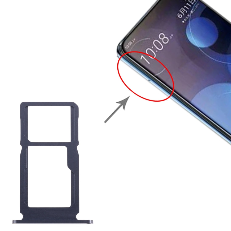 For HTC Desire 20 Pro Original SIM Card Tray + SIM / Micro SD Card Tray (Black) - Others by PMC TechLife | Online Shopping South Africa | PMC TechLife | Buy Now Pay Later Mobicred