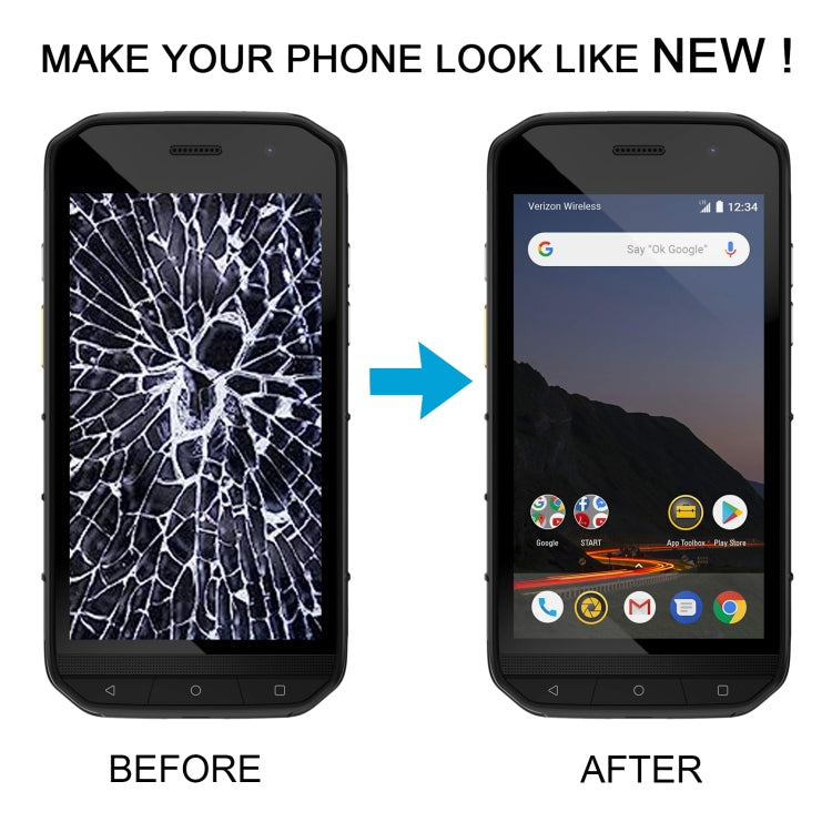 For CAT S48C LCD Screen with Digitizer Full Assembly(Black) - For CAT by PMC TechLife | Online Shopping South Africa | PMC TechLife | Buy Now Pay Later Mobicred