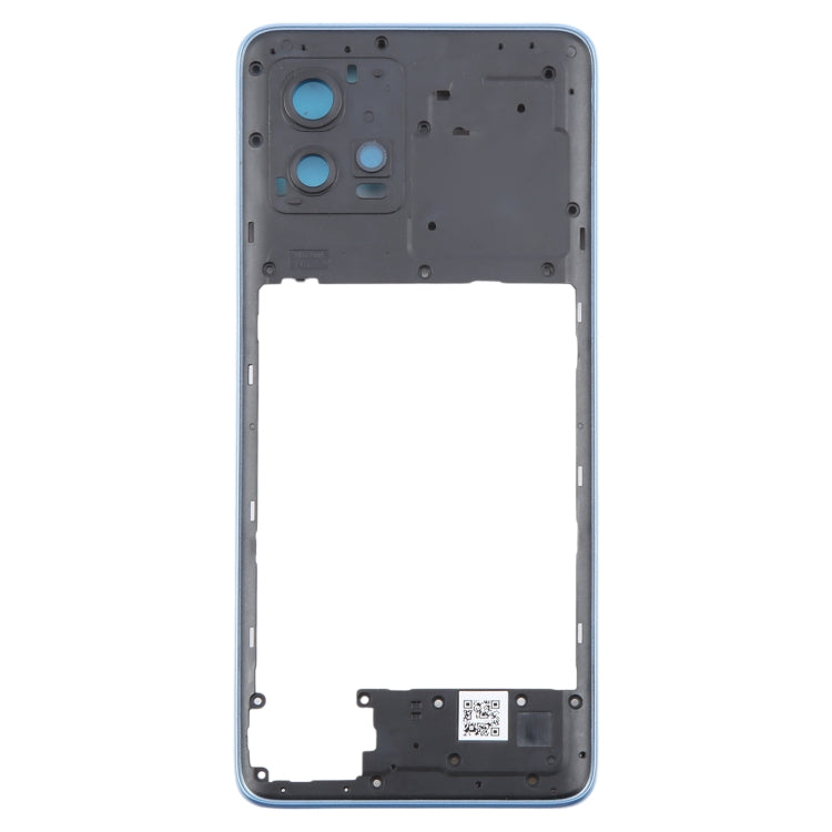 For Motorola Moto G72 Original Middle Frame Bezel Plate (Blue) - Frame Bezel Plate by PMC Jewellery | Online Shopping South Africa | PMC Jewellery | Buy Now Pay Later Mobicred