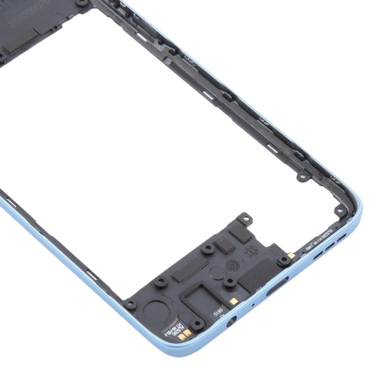 For Motorola Moto G72 Original Middle Frame Bezel Plate (Blue) - Frame Bezel Plate by PMC Jewellery | Online Shopping South Africa | PMC Jewellery | Buy Now Pay Later Mobicred