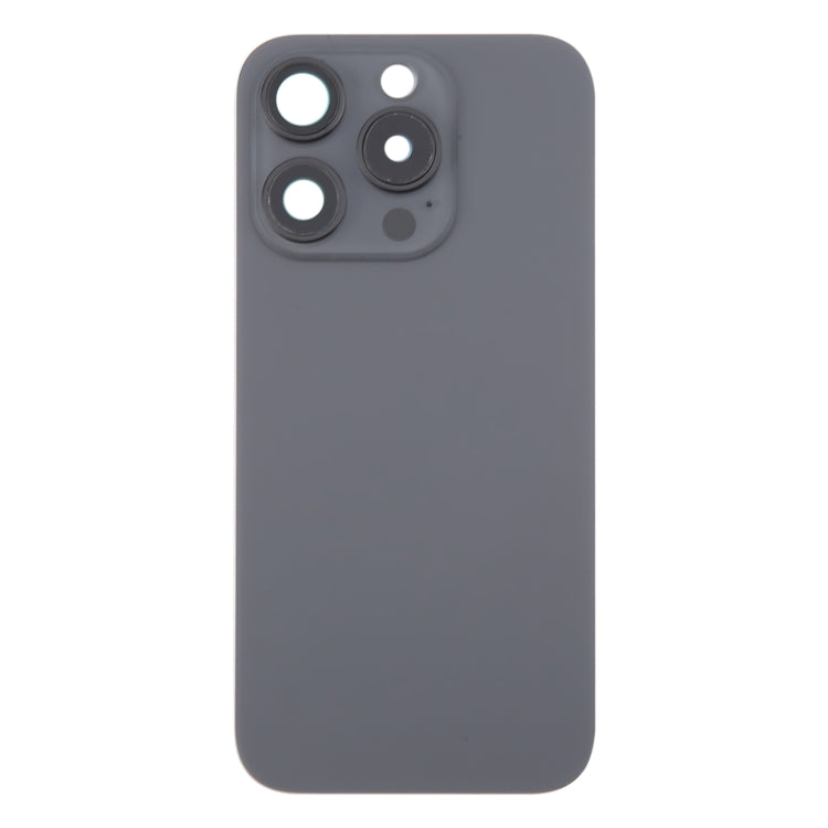 For iPhone 16 Pro Original Glass Battery Back Cover with Camera Lens Cover + MagSafe Magnet(Black) - free shipping - PMC Jewellery - Order now!