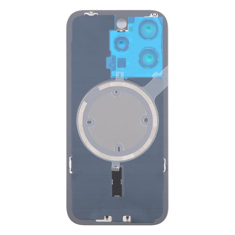 For iPhone 16 Pro Original Glass Battery Back Cover with Camera Lens Cover + MagSafe Magnet(Black) - free shipping - PMC Jewellery - Order now!