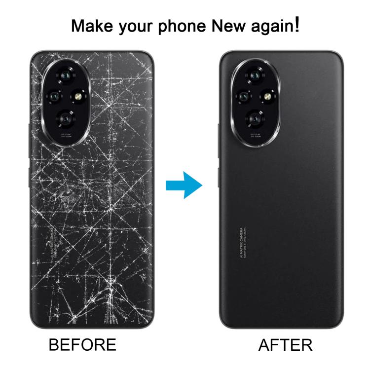 For Honor 200 Battery Back Cover(White) - Back Cover by PMC Jewellery | Online Shopping South Africa | PMC Jewellery | Buy Now Pay Later Mobicred