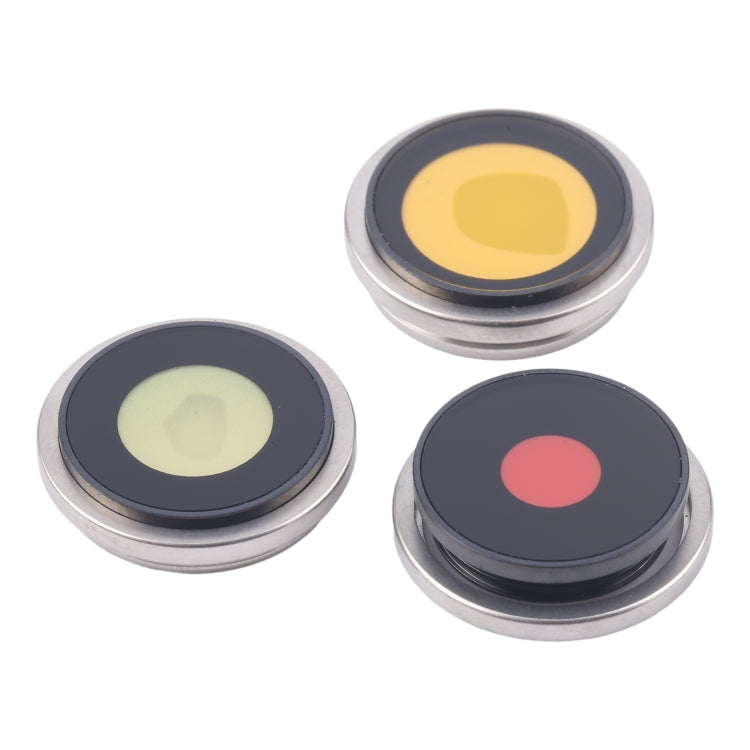 For iPhone 16 Pro 3pcs/Set Original Camera Lens Cover (White) - Camera Series by PMC Jewellery | Online Shopping South Africa | PMC Jewellery | Buy Now Pay Later Mobicred