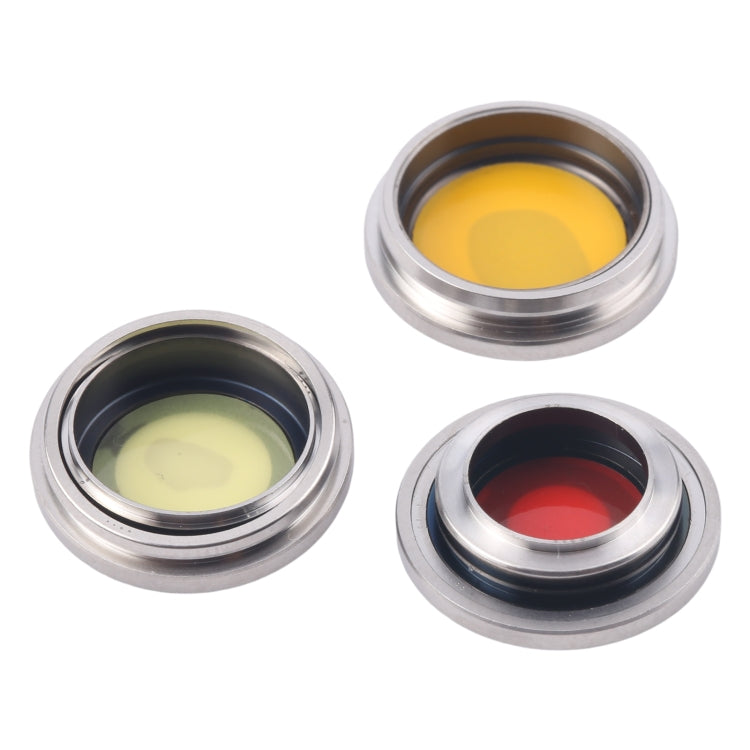 For iPhone 16 Pro 3pcs/Set Original Camera Lens Cover (White) - Camera Series by PMC Jewellery | Online Shopping South Africa | PMC Jewellery | Buy Now Pay Later Mobicred