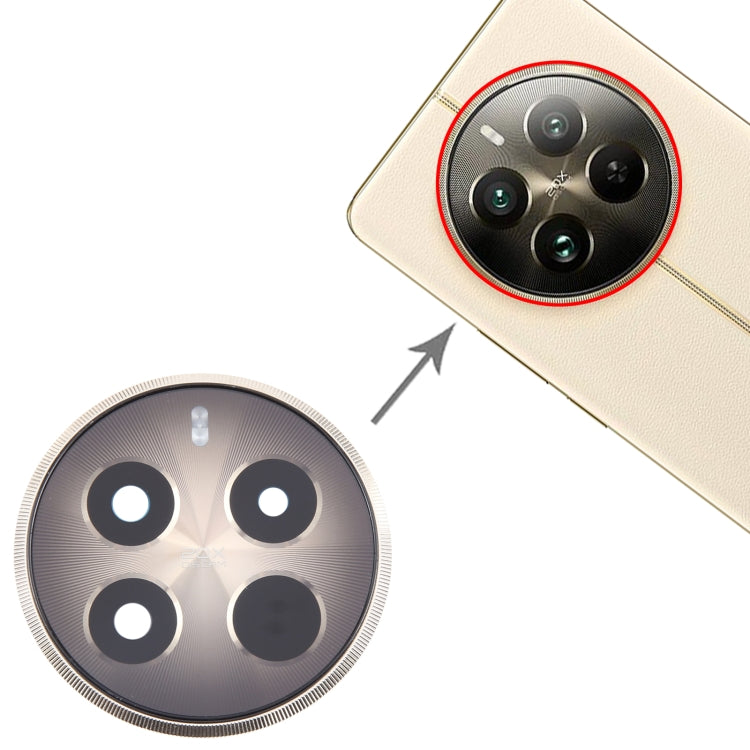 For Realme 12 Pro Original Camera Lens Cover (Gold) - Camera Series by PMc TechLife | Online Shopping South Africa | PMc TechLife | Buy Now Pay Later Mobicred