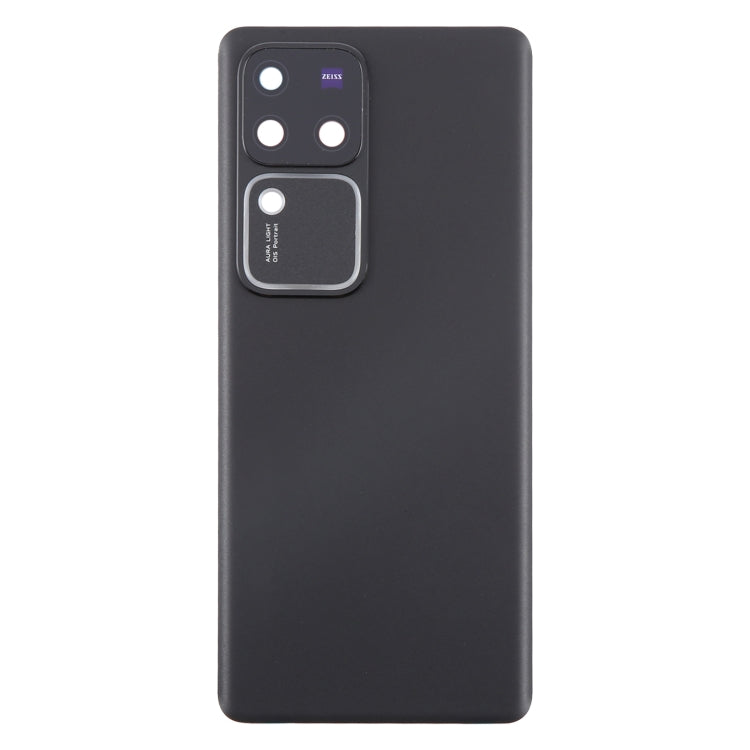 For vivo V30 Pro Battery Back Cover with Camera Lens Cover(Black) - Back Cover by PMC TechLife | Online Shopping South Africa | PMC TechLife | Buy Now Pay Later Mobicred