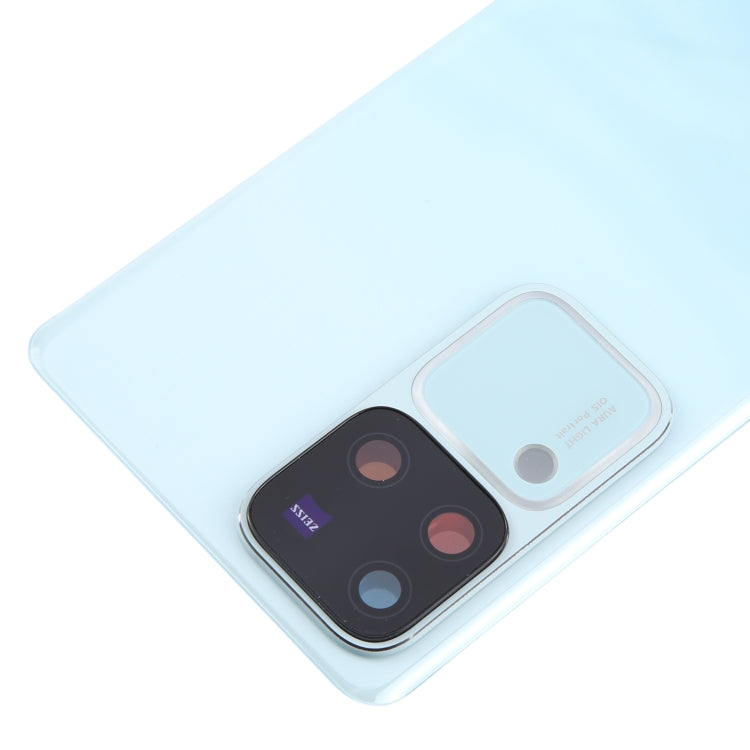 For vivo V30 Pro Battery Back Cover with Camera Lens Cover(Blue) - Back Cover by PMC TechLife | Online Shopping South Africa | PMC TechLife | Buy Now Pay Later Mobicred