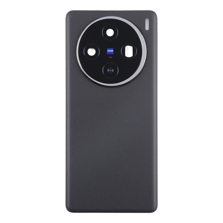 For vivo X100 Battery Back Cover with Camera Lens Cover(Black) - Back Cover by PMC TechLife | Online Shopping South Africa | PMC TechLife | Buy Now Pay Later Mobicred