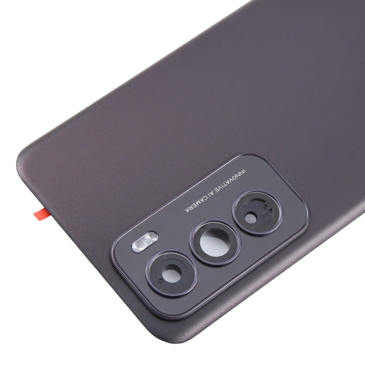 For OPPO Reno12 Global Original Battery Back Cover with Camera Lens Cover(Black) - Back Cover by PMC TechLife | Online Shopping South Africa | PMC TechLife | Buy Now Pay Later Mobicred