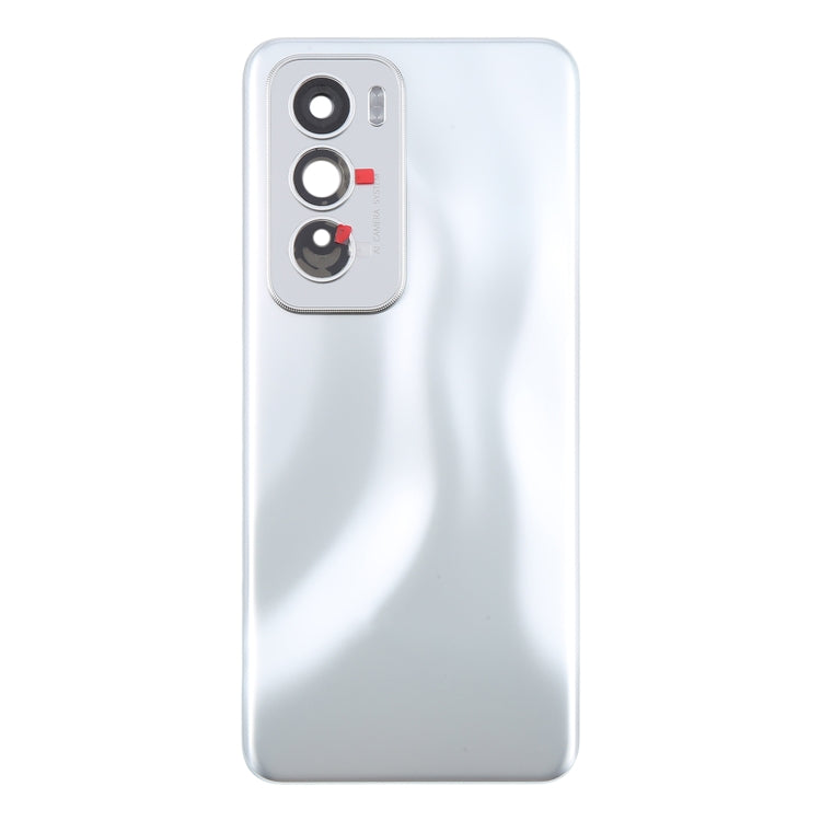 For OPPO Reno12 Global Original Battery Back Cover with Camera Lens Cover(Silver) - Back Cover by PMC TechLife | Online Shopping South Africa | PMC TechLife | Buy Now Pay Later Mobicred