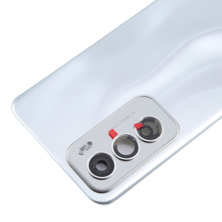 For OPPO Reno12 Global Original Battery Back Cover with Camera Lens Cover(Silver) - Back Cover by PMC TechLife | Online Shopping South Africa | PMC TechLife | Buy Now Pay Later Mobicred