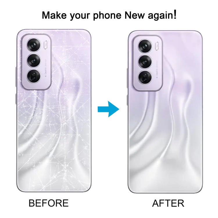 For OPPO Reno12 Global Original Battery Back Cover with Camera Lens Cover(Black) - Back Cover by PMC TechLife | Online Shopping South Africa | PMC TechLife | Buy Now Pay Later Mobicred