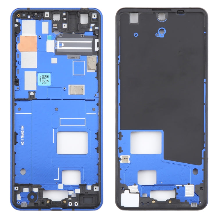 For Sharp Aquos R5G Original Middle Frame Bezel Plate (Blue) - For Sharp by PMC TechLife | Online Shopping South Africa | PMC TechLife | Buy Now Pay Later Mobicred
