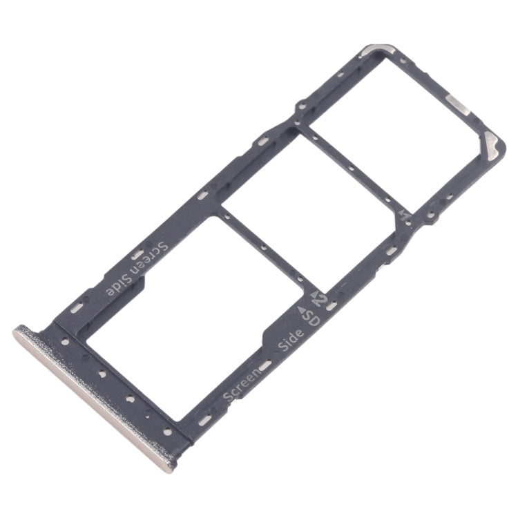 For Infinix Smart 8 Plus X6526 5pcs SIM Card Tray + SIM Card Tray + Micro SD Card Tray (Gold) - Card Tray by PMc TechLife | Online Shopping South Africa | PMc TechLife | Buy Now Pay Later Mobicred