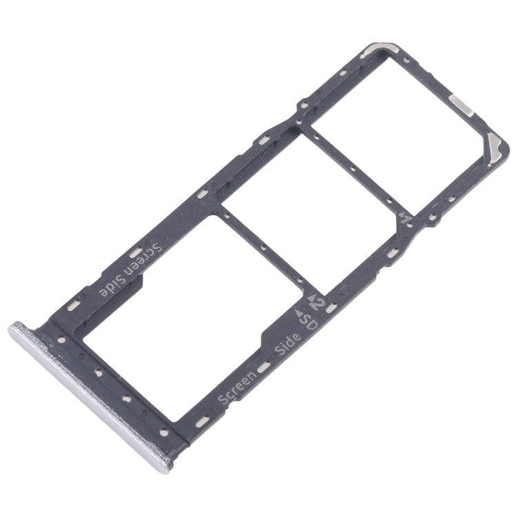 For Infinix Smart 8 Plus X6526 5pcs SIM Card Tray + SIM Card Tray + Micro SD Card Tray (Silver) - Card Tray by PMc TechLife | Online Shopping South Africa | PMc TechLife | Buy Now Pay Later Mobicred
