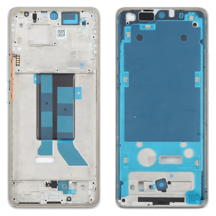 For Xiaomi Redmi Note 14 Pro 5G  Original Middle Frame Bezel Plate (Silver) - Frame Bezel Plate by PMC TechLife | Online Shopping South Africa | PMC TechLife | Buy Now Pay Later Mobicred