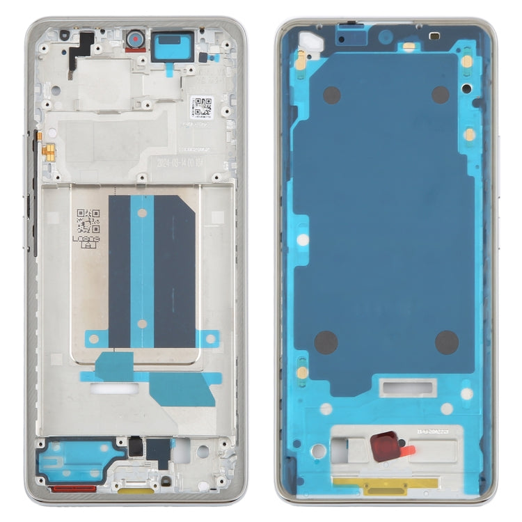 For Xiaomi Redmi Note 14 Pro+ 5G  Original Middle Frame Bezel Plate (Silver) - free shipping - PMC TechLife - Order now!