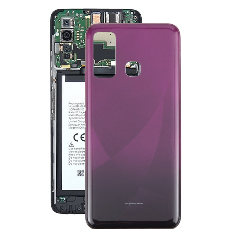 For Infinix Hot 9 X655 Original Battery Back Cover(Purple) - Back Cover by PMc TechLife | Online Shopping South Africa | PMc TechLife | Buy Now Pay Later Mobicred