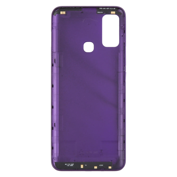 For Infinix Hot 9 Play X680 Original Battery Back Cover(Purple) - Back Cover by PMc TechLife | Online Shopping South Africa | PMc TechLife | Buy Now Pay Later Mobicred