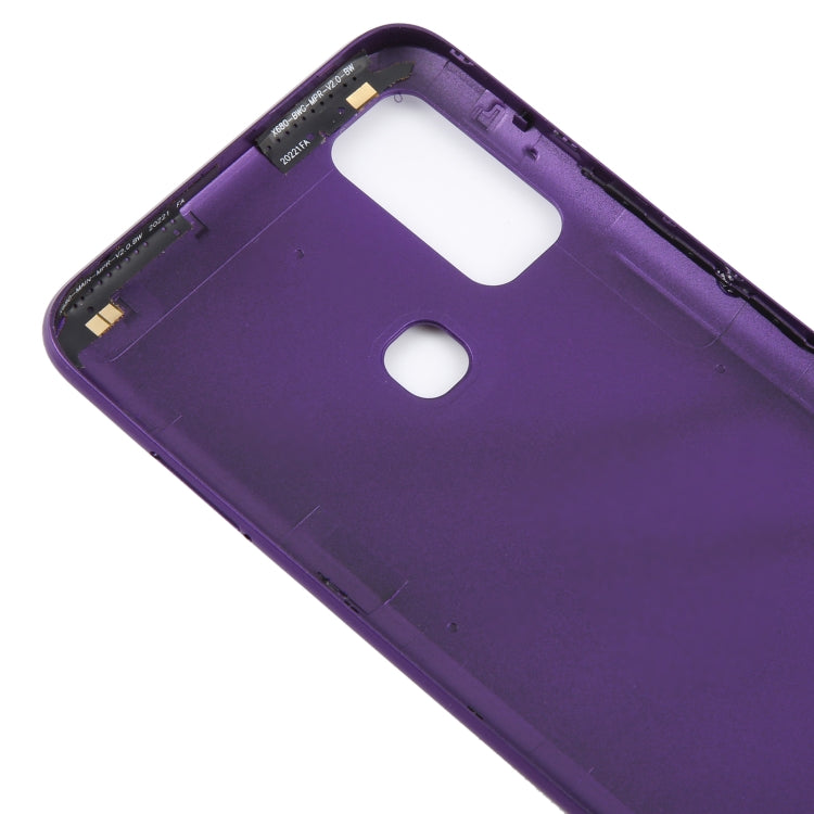 For Infinix Hot 9 Play X680 Original Battery Back Cover(Purple) - Back Cover by PMc TechLife | Online Shopping South Africa | PMc TechLife | Buy Now Pay Later Mobicred