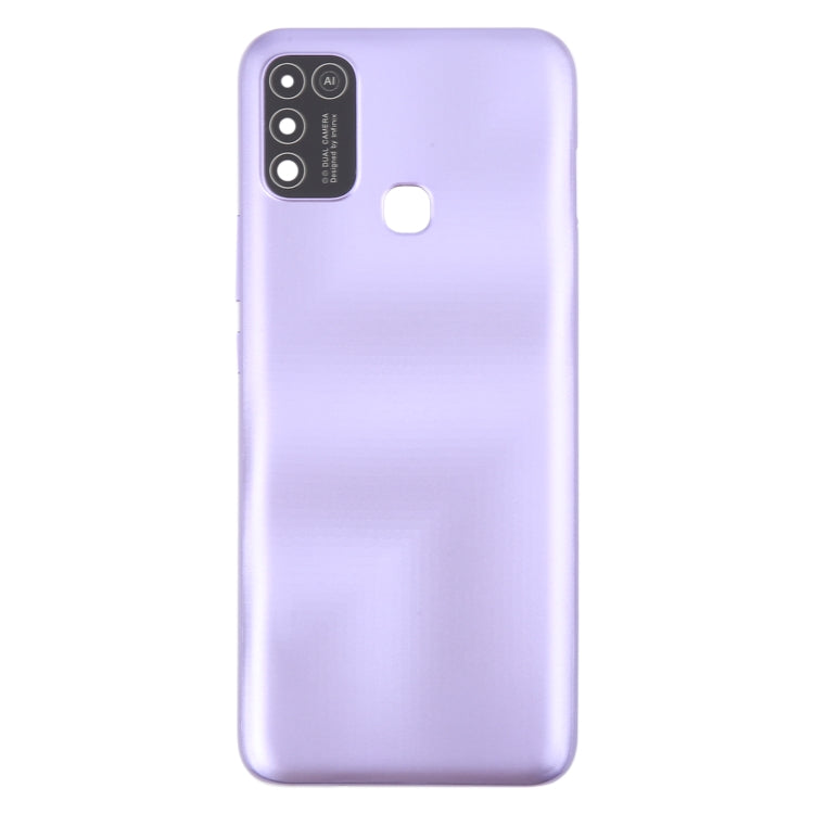 For Infinix Hot 10 Play Original Battery Back Cover(Purple) - Back Cover by PMc TechLife | Online Shopping South Africa | PMc TechLife | Buy Now Pay Later Mobicred